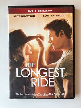 The Longest Ride Movie DVD Nicholas Sparks Rom-Com Bull-Riding Rodeo Western